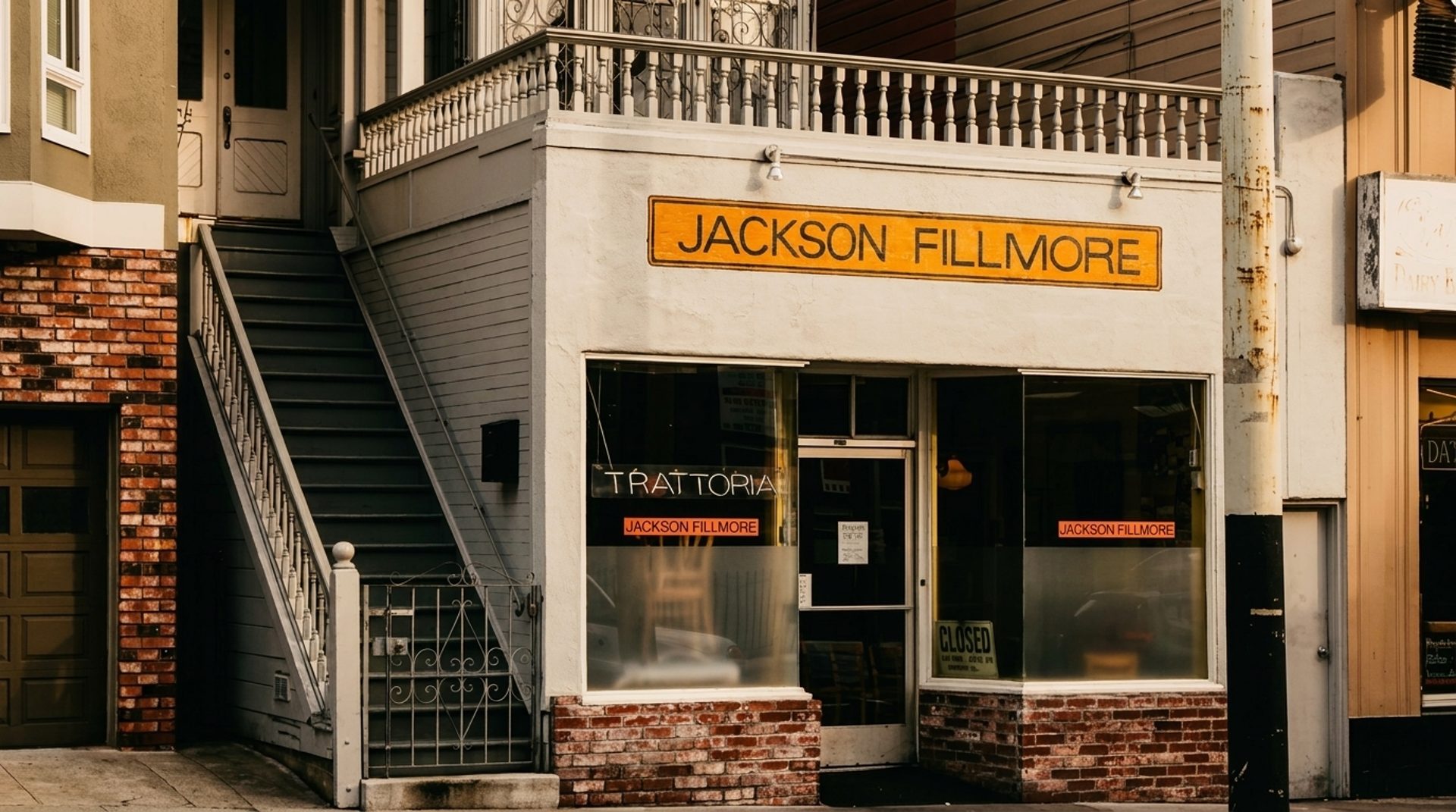 A trattoria on Fillmore Street