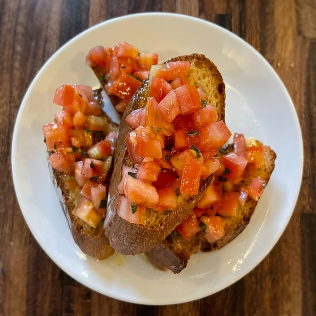 Bruschetta.